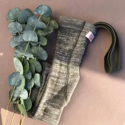Footless Tights With Braces in Creamy Olive by Silly Silas