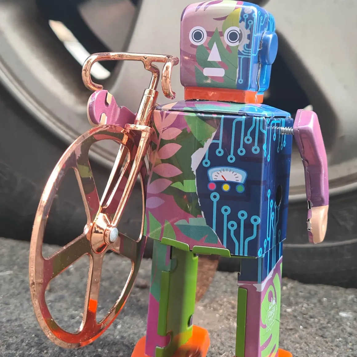 Forest Bot Wind Up Tin Robot (Limited Edition) by Mr & Mrs Tin