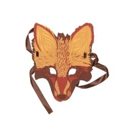 Fox Mask Greetings Card by East End Press
