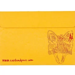 Fox Mask Greetings Card by East End Press