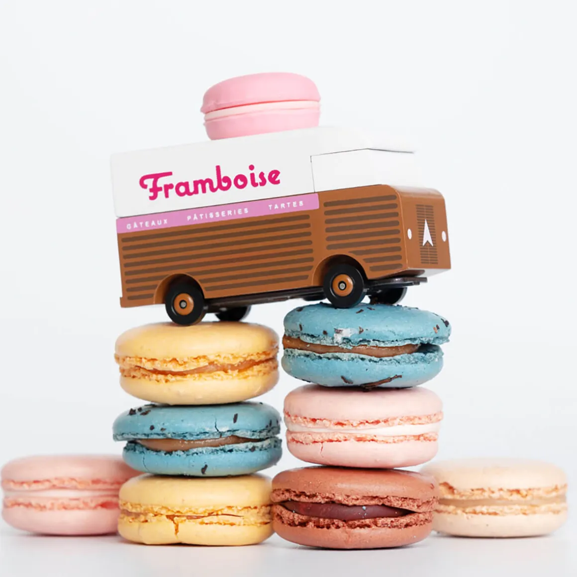 Framboise Macaron Van Mini Candyvan By Candylab Toys