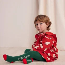Freedom Bird AOP Ruffle Baby Dress by Bobo Choses