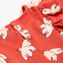 Freedom Bird AOP Ruffle Baby Dress by Bobo Choses