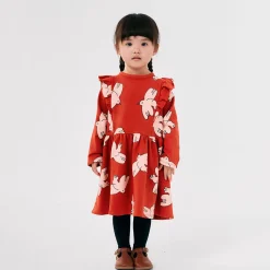 Freedom Bird Ruffle Dress by Bobo Choses