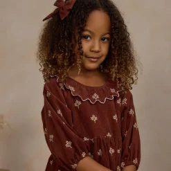 Freya Dress in Brick Floral by Rylee & Cru