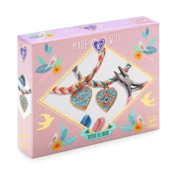 Friendship And Hearts You And Me Twin Bracelets Craft Kit by Djeco