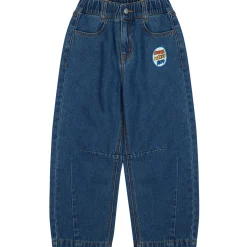 Friends Lettering Denim Pants by Jelly Mallow