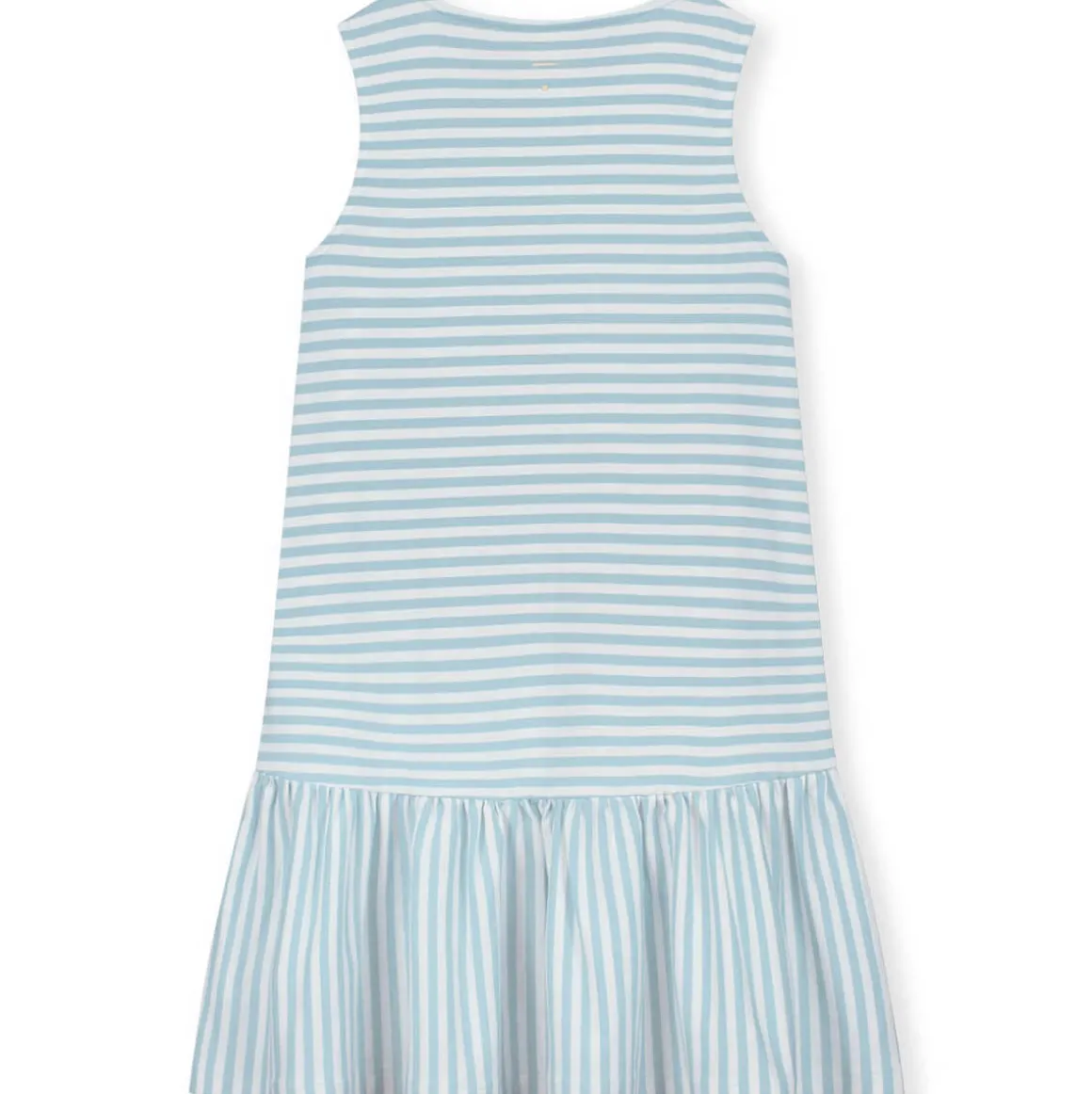 Frill Dress in Sky / Off White by Gray Label