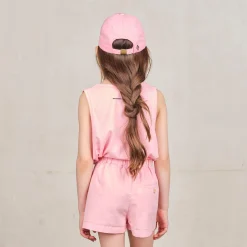 Frog Kids Tank Top in Pink by The Animals Observatory