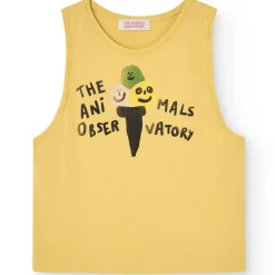 Frog Kids Tank Top in Yellow by The Animals Observatory