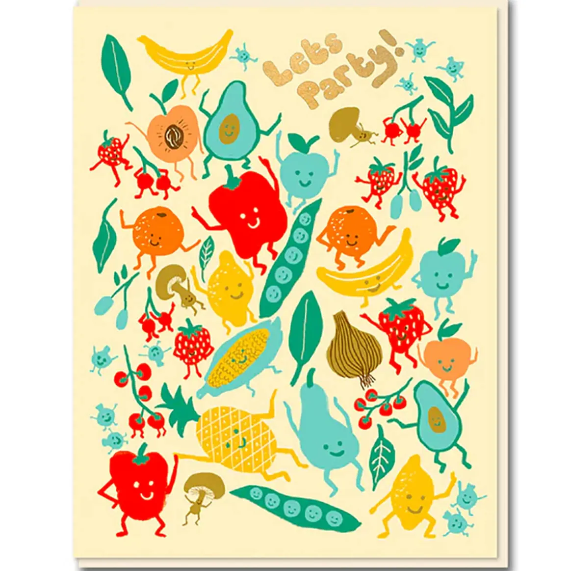 Fruity Party Greetings Card by Emma Cooter for 1973