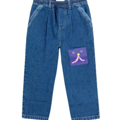 Funny Face Denim Sweatpants by Bobo Choses - Last Ones In Stock - 6-9 Years