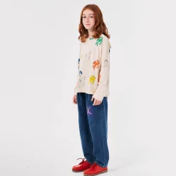 Funny Face Denim Sweatpants by Bobo Choses - Last Ones In Stock - 6-9 Years