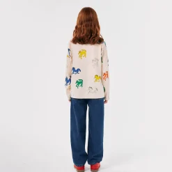 Funny Face Denim Sweatpants by Bobo Choses - Last Ones In Stock - 6-9 Years