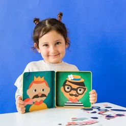 Funny Faces On-The-Go Magnetic Play Set by Petit Collage