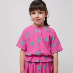 Funny Snail All Over Woven Blouse by Bobo Choses