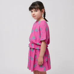 Funny Snail All Over Woven Blouse by Bobo Choses