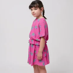 Funny Snail All Over Woven Skirt by Bobo Choses