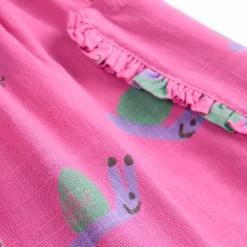 Funny Snail All Over Woven Skirt by Bobo Choses