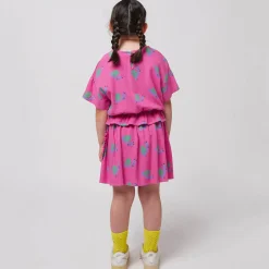 Funny Snail All Over Woven Skirt by Bobo Choses