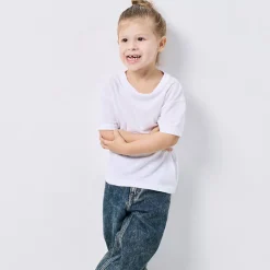 Gamipy Kid's Round Neck T Shirt in White by American Vintage