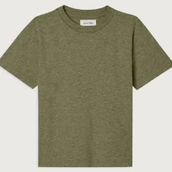 Gamipy Kid's Round Neck T Shirt in Vintage Khaki by American Vintage