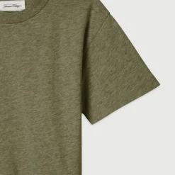 Gamipy Kid's Round Neck T Shirt in Vintage Khaki by American Vintage