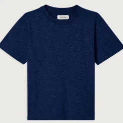 Gamipy Kid's Round Neck T Shirt in Vintage Navy by American Vintage
