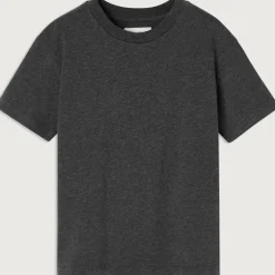 Gamipy Kid's Round Neck T Shirt in Anthracite by American Vintage
