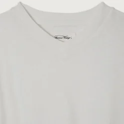 Gamipy Kid's V Neck T Shirt in Blanc by American Vintage