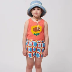 Geometric Game All Over Woven Shorts by Bobo Choses