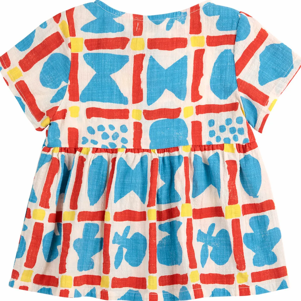 Geometric Game Baby Dress by Bobo Choses