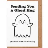 Ghost Hug Greetings Card by Studio Boketto