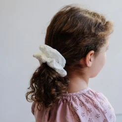 Giant Broderie Anglaise Scrunchie by Mimi & Lula