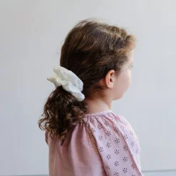 Giant Broderie Anglaise Scrunchie by Mimi & Lula