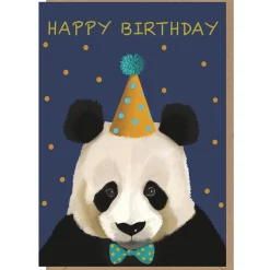 Giant Panda Birthday Greetings Card by Bex Parkin for Earlybird Designs