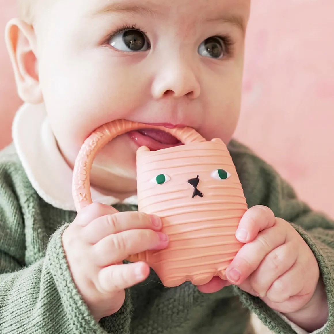 Ginge Cat Teether by Oli & Carol x Donna Wilson