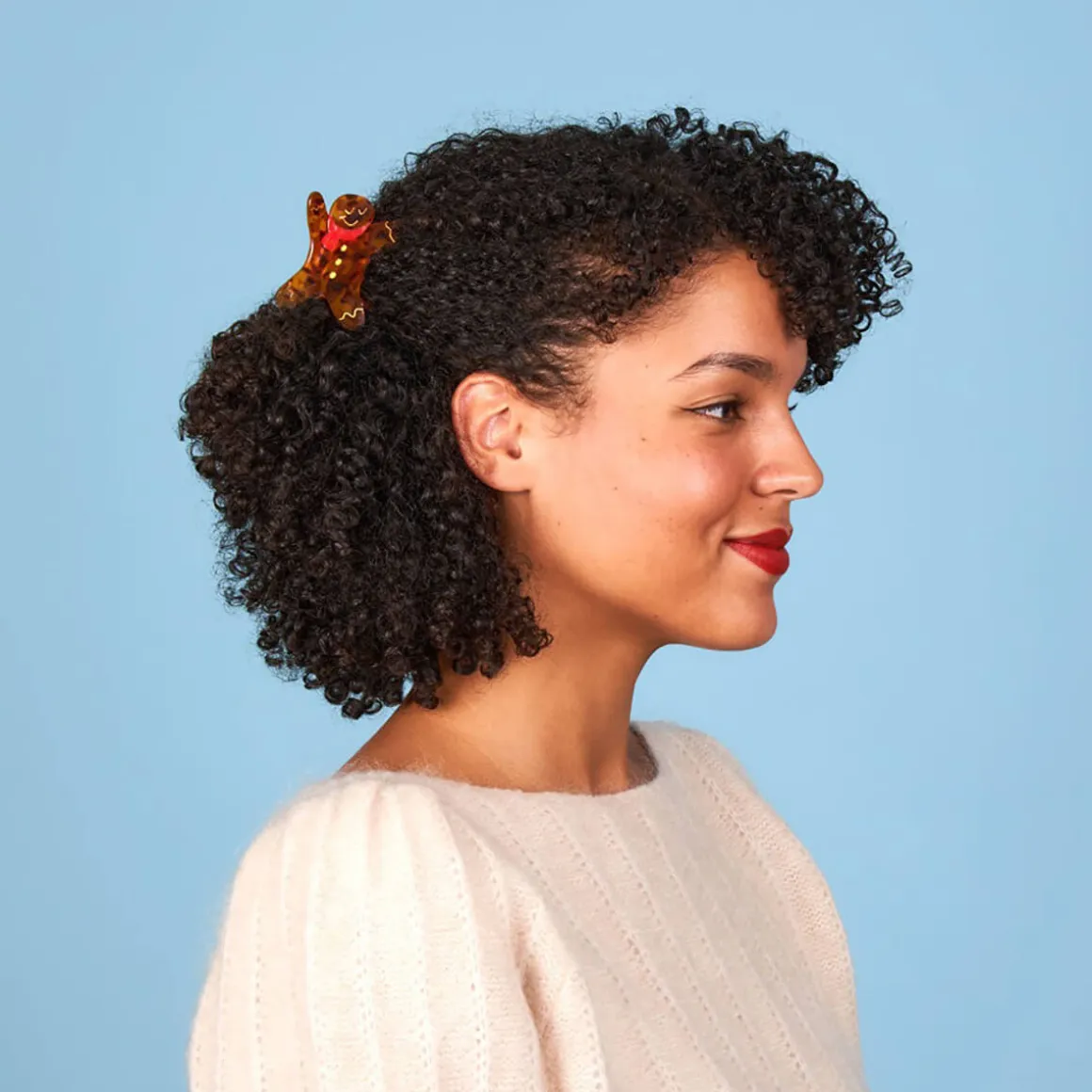 Gingerbread Man Hair Claw by Coucou Suzette