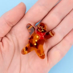 Gingerbread Man Hair Clip by Coucou Suzette