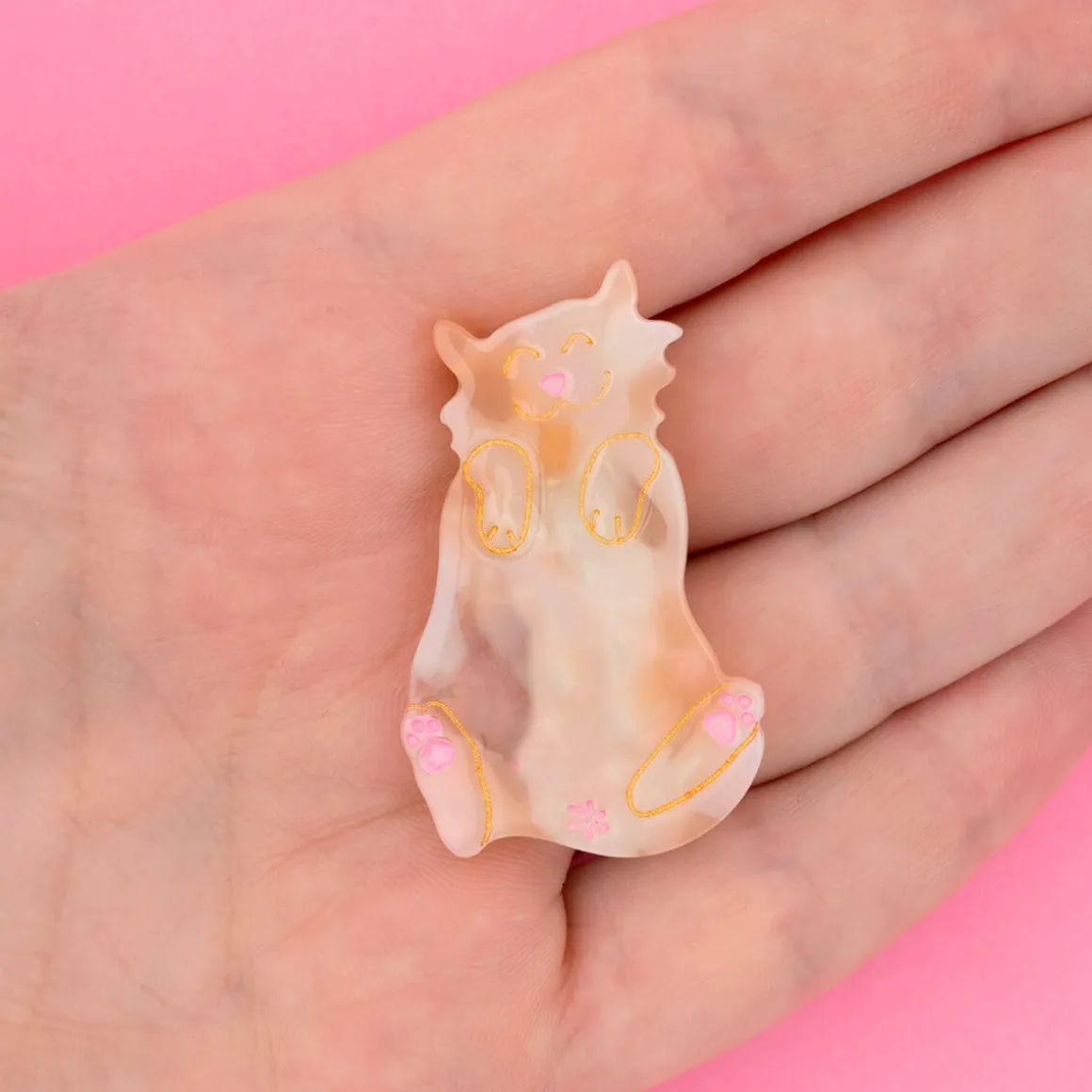 Ginger Cat Hair Clip by Coucou Suzette