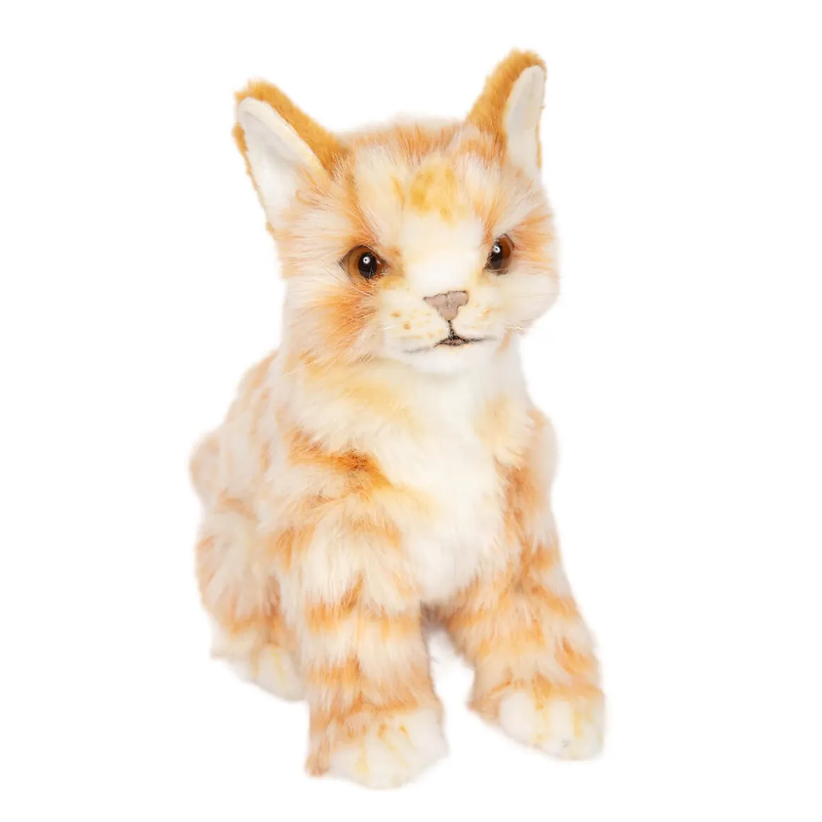 Ginger Jacquard Kitten Sitting (19cm) by Hansa