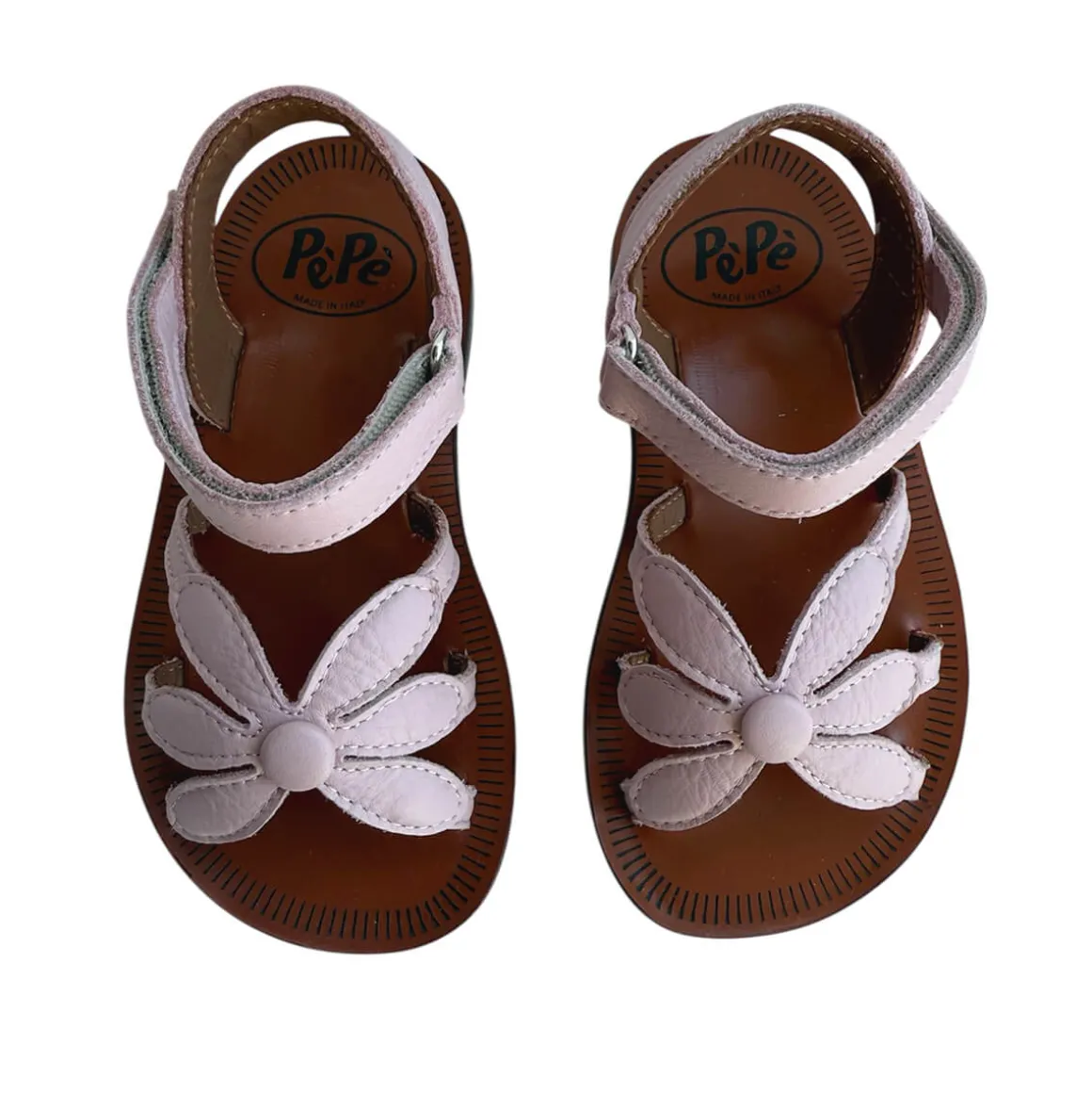 Giulia Flower Sandals in Camelia by PèPè