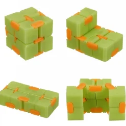 Glow In The Dark Infinity Cube Fidget Toy by Bandai