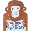 Go Ape Birthday Greetings Card by Egg Press for 1973