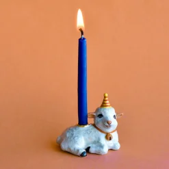 Goat Ceramic Cake Topper by Camp Hollow