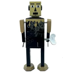 Goldhead Bot Wind Up Tin Robot (Limited Edition) by Mr & Mrs Tin