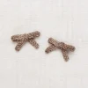 Goldie Bow Set in Brut by Misha & Puff
