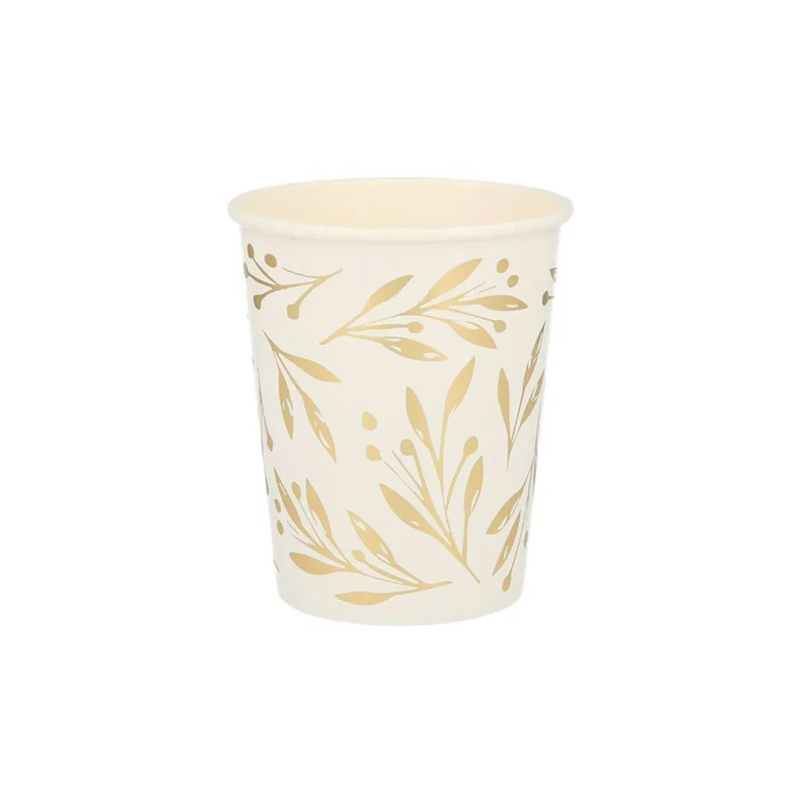 Gold Leaf Party Cups by Meri Meri
