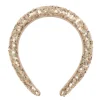 Gold Sequin Padded Headband by Rockahula
