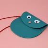 Googly Eye Pocket Purse in Turquoise by Ark Colour Designs